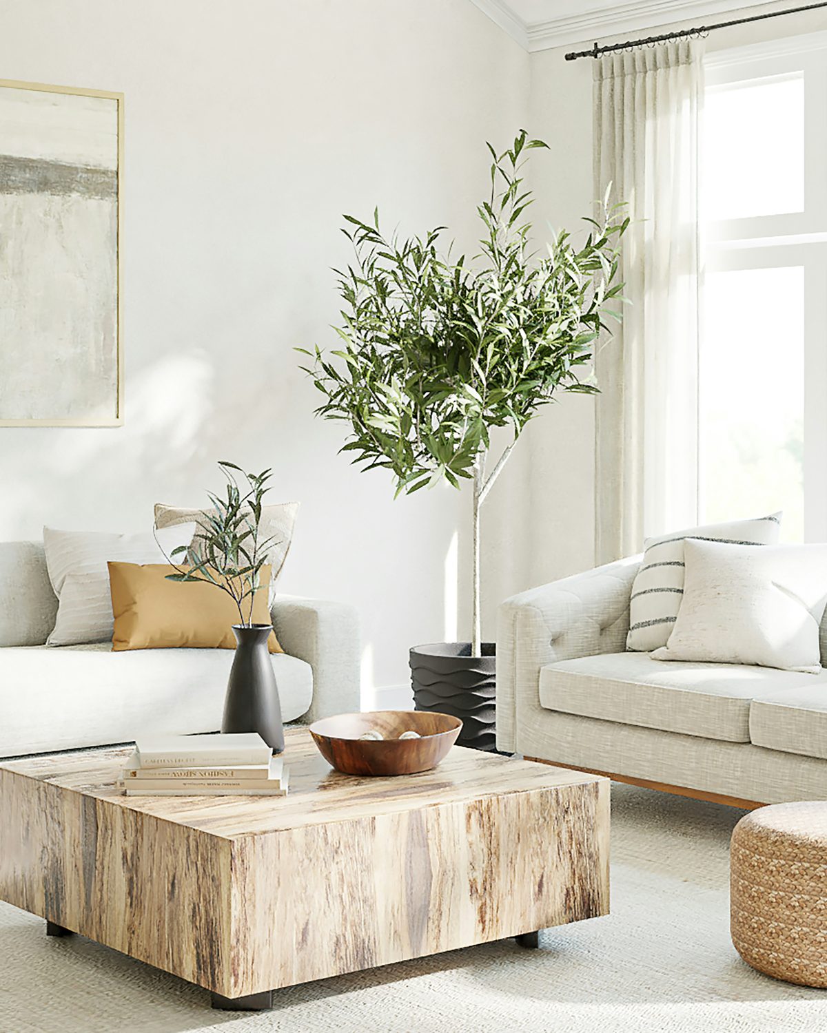 A warm, tidy New England kitchen in soft daylight